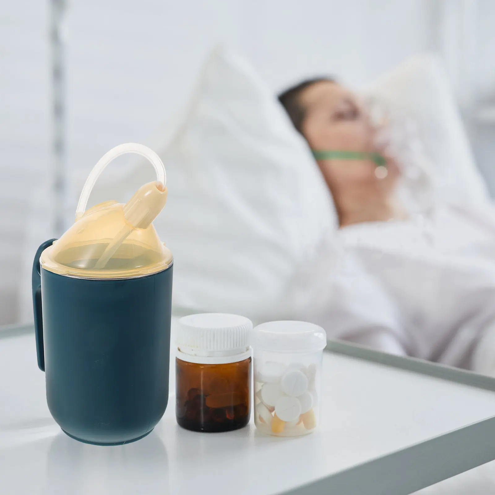 

Кружка для пожилых людей с трубочкой, непроливаемая, для инвалидов, взрослых, беременных и лежачих больных