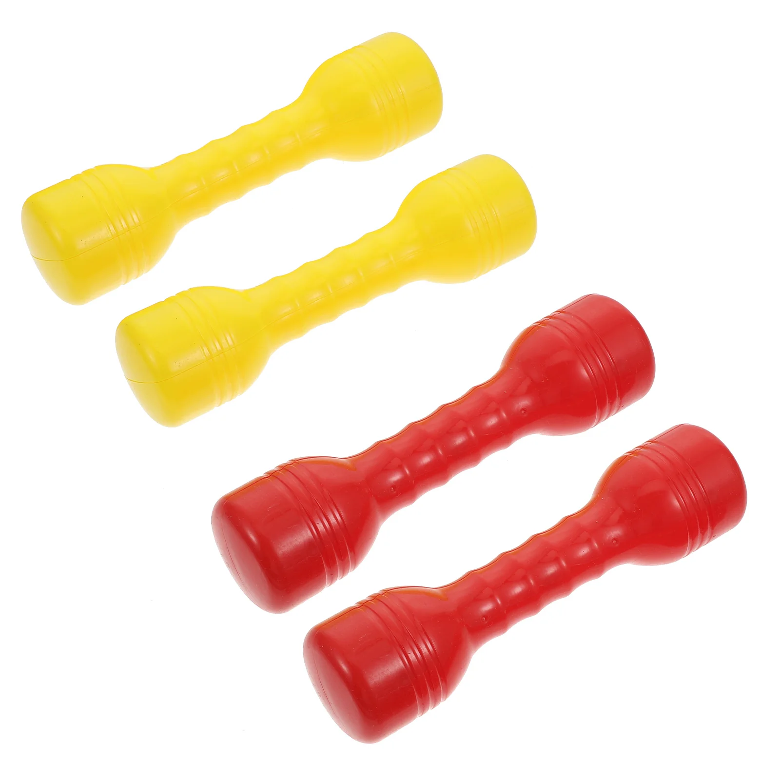 

4 Pcs Children's Small Dumbbell Dumbells Prop Vocal Toy Exercise Body Adorable Abs Fitness Kids