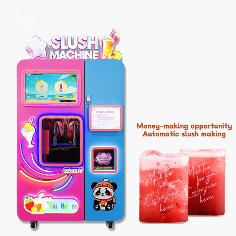 Factory New Product Slush Making Machine High Quality Commercial Slush Maker Machine Delicious Frozen Drinks Vending Machine