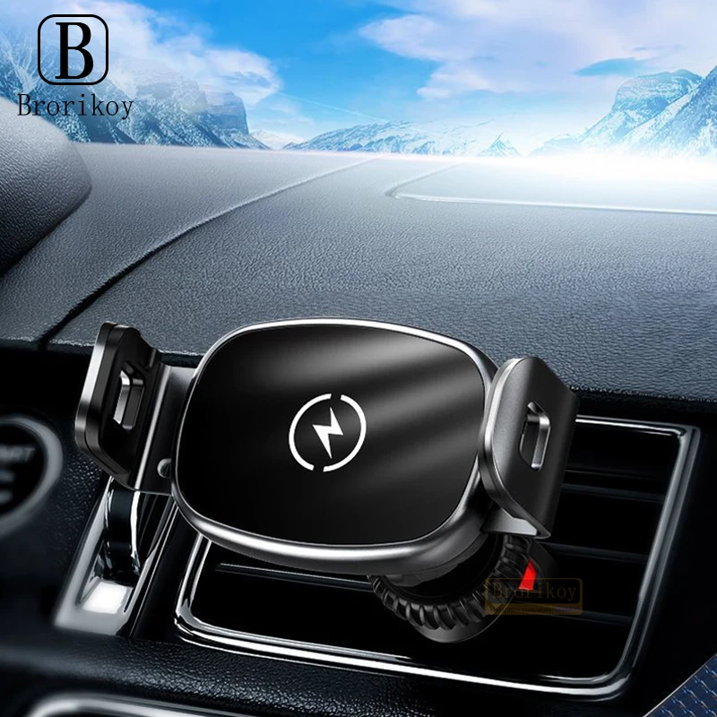 

Магнитное беспроводное зарядное устройство, автомобильный держатель для телефона, 15 Вт, быстрая зарядка, беспроводное автомобильное зарядное устройство, держатель для iPhone 16 15 14 13, автомобильное крепление Samsung