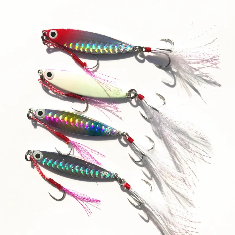 Shore Cast Jig Señuelo Metálico Lento - Cebo Duro para Jigging - imagen 5