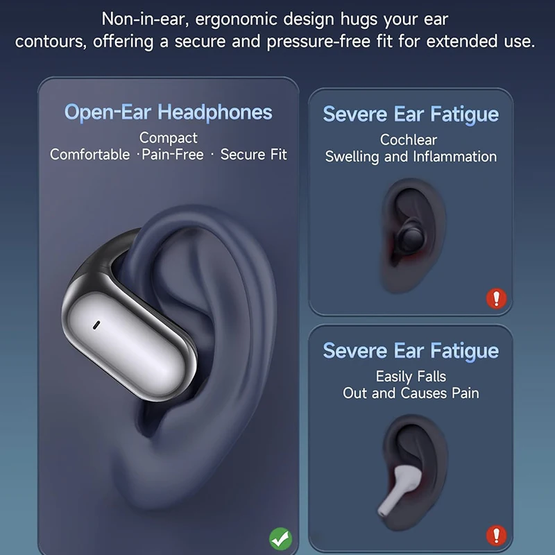 UYUXIO في الوقت الحقيقي AI الترجمة سماعات الأذن OWS سماعة مع 144 لغة ترجمة عبر الإنترنت سماعات الأذن لسفر الأعمال