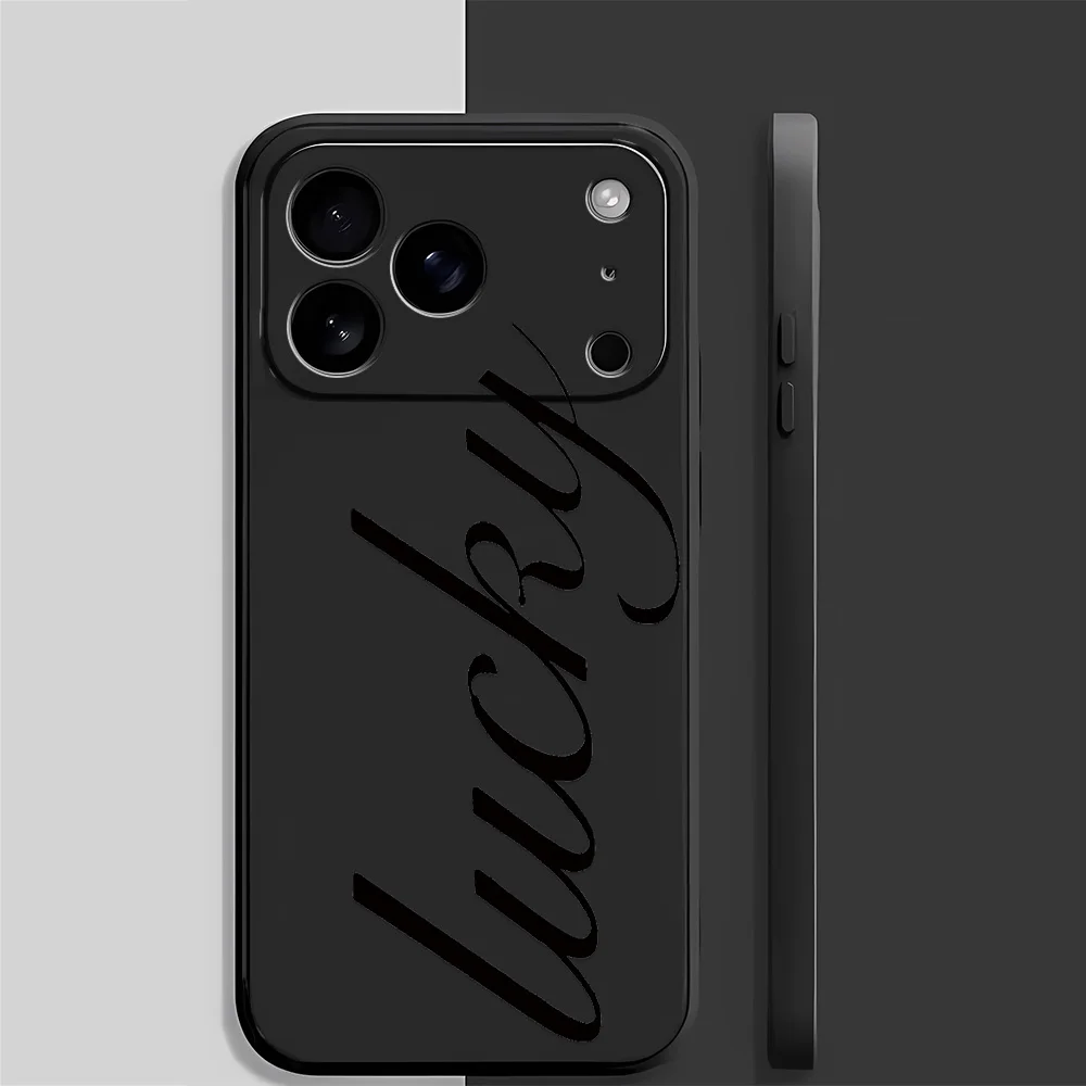 

LUCKY Phone Case for iPhone17Pro Max/17Pro/17/16/15/14/13/12/11/Pro/Plus Fashion Friend Gift Aesthetic Phone Case