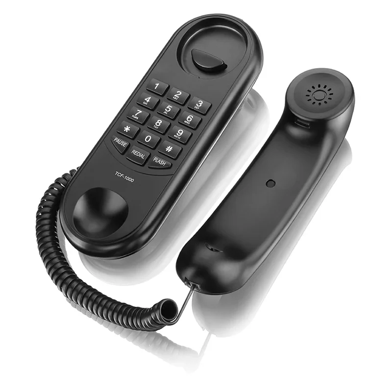 Corded House Phones Landline Wall Mountable Landline Telephone Adjustable Ringtone Volume Home Office Desktop Corded Landline