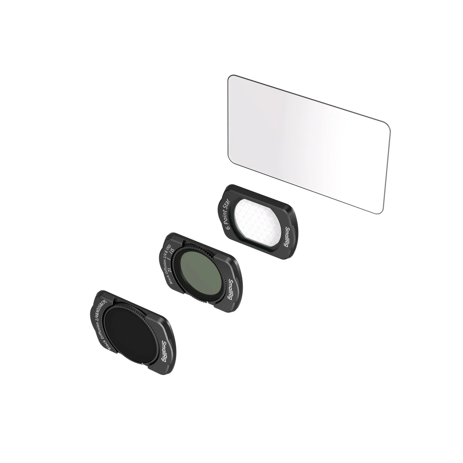 Smallrig تمديد قفص المغناطيسي الإفراج السريع جبل ل DJI Osmo Pocket 3 مع ND CPL مجموعة مرشح الضباب الأسود فيلم الزجاج المقسى