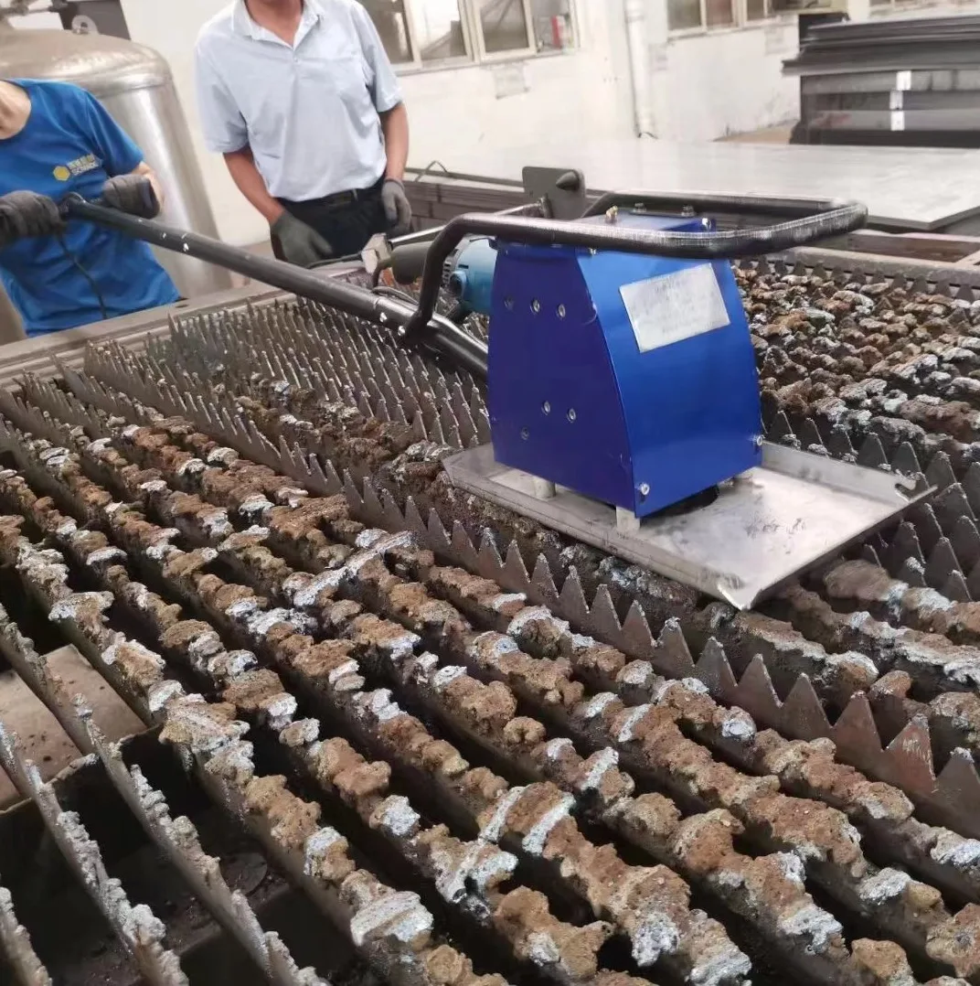 2026 2025 NEW MODEL Startnow Laser Slag Removal Tool For 6kw Cutting Machine Slag Cleaning Tool Slat Rack Deslagging Machine CE