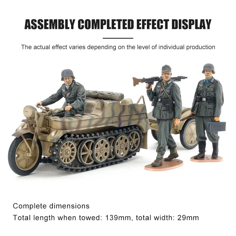 TAMIYA Assembly Model Kit 35377 Sd. Kfz. 2 Kettenkraftrad 1/35