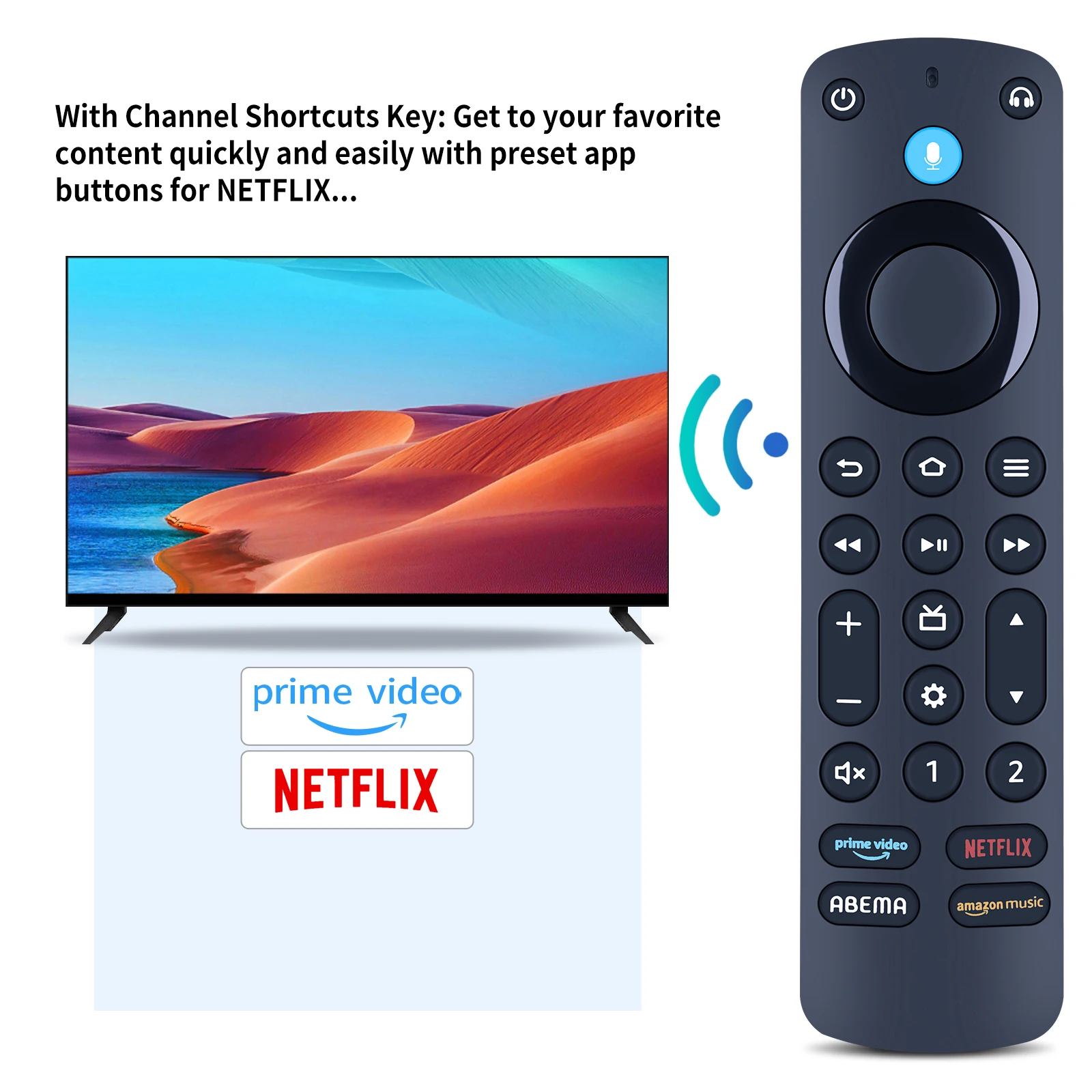 Pilot do Amazon fire tv Alexa sterowanie głosem Pro