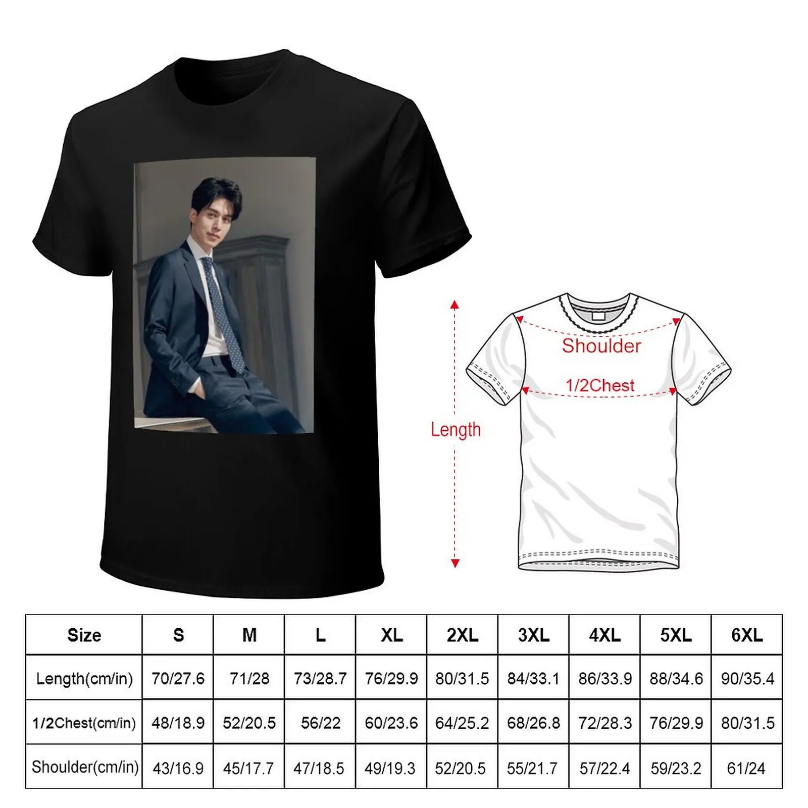 Lee Dong-wook T-Shirt t shirt man luxury T-Shirt
