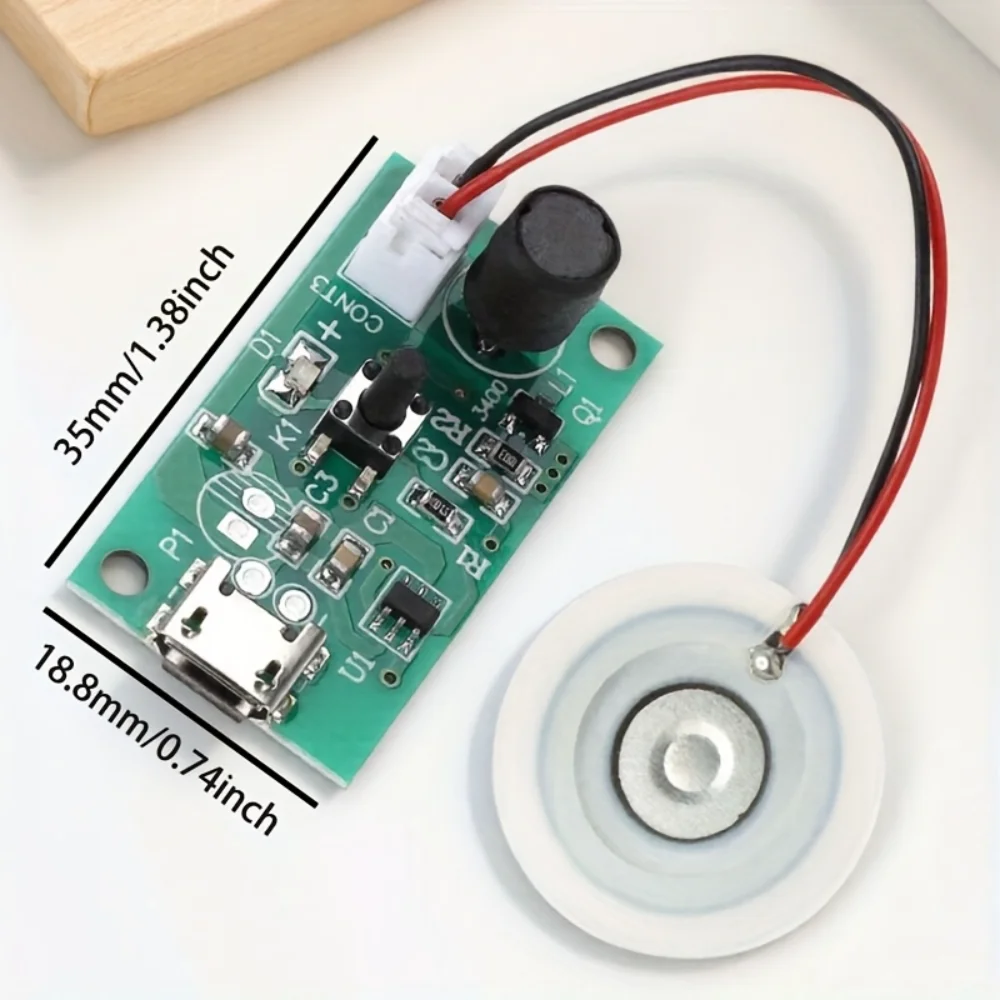 1 Satz Mini-Ultraschallzerstäubermodul, 4-in-1-Komplettset, geeignet für Heimwerkerprojekte oder Reparaturen und Verbesserungen.