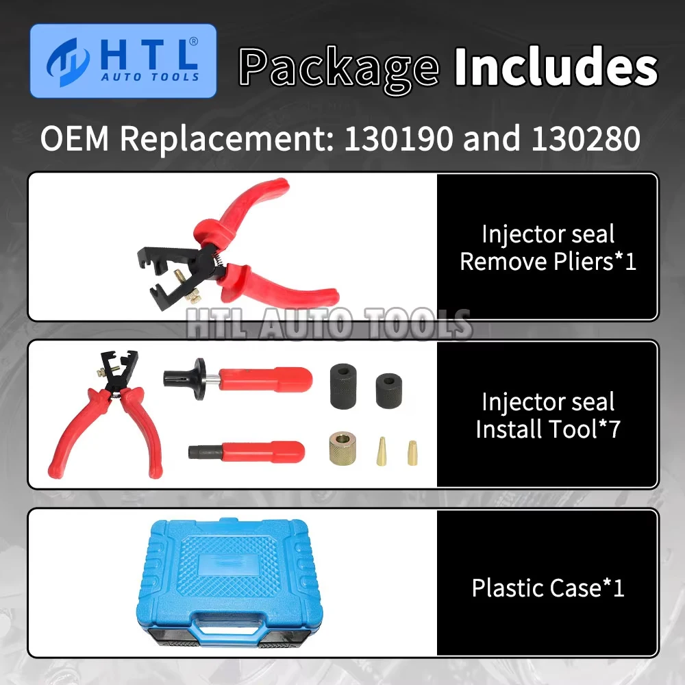 

Fuel Injector Seal Kit Installer & Remover Tool for BMW N13 N14 N18 N20 N26 N43 N53 N54 N55 N63 N74 S55 S63 Engine