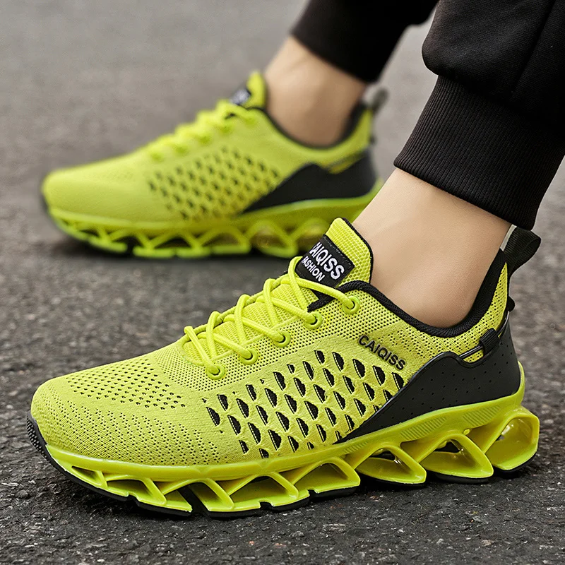 

Мужская обувь. 2025 Новые дышащие кроссовки на мягкой подошве, легкая, модная, модная и повседневная спортивная обувь.