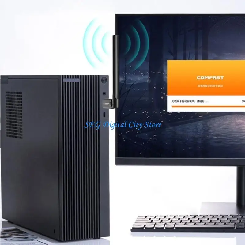 U75B CF-WU818N WiFi 수신기 USB 네트워크 카드 150m 무선 어댑터 150mbps