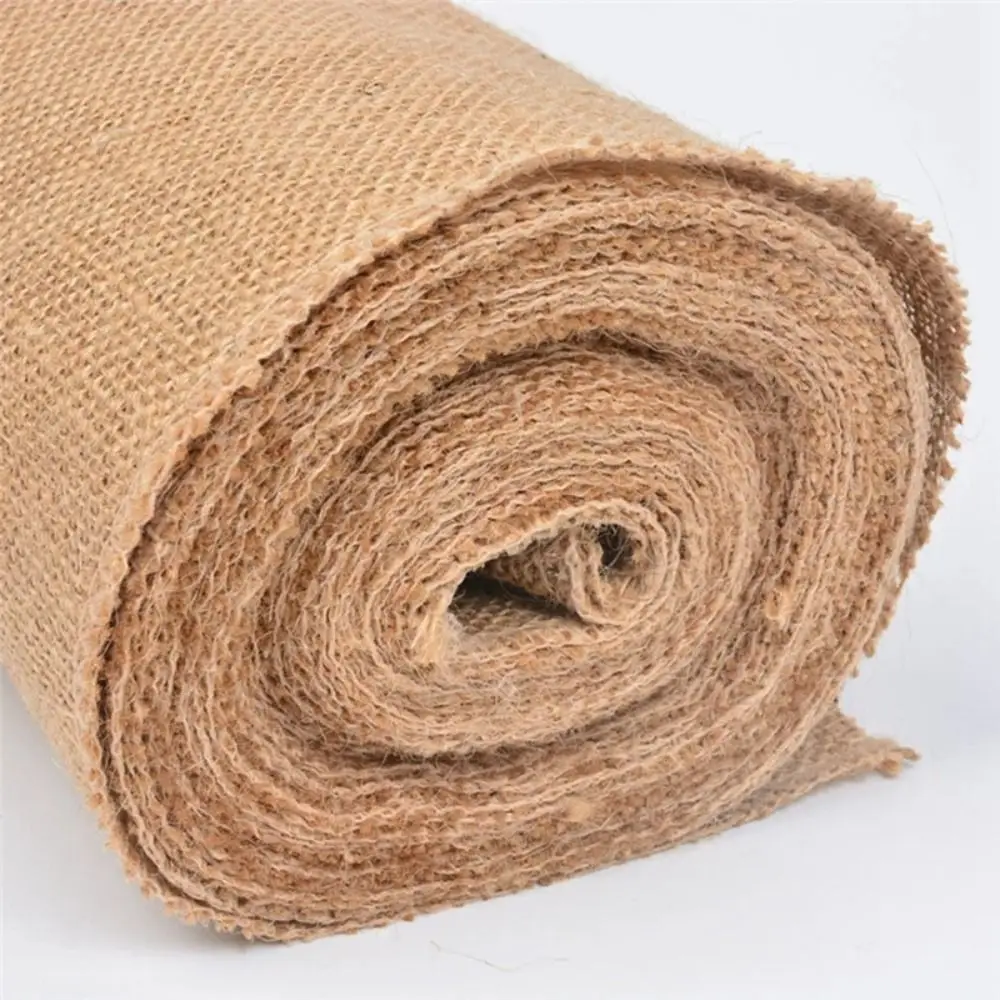 3mm 4mm 5mm 6mm 8mm 10mm 12mm Natural Jute Fabric Burlap 2M/Roll DIY Wedding Jute Ribbon Sewing Crafts Gift Wrapping Hemp Ribbon