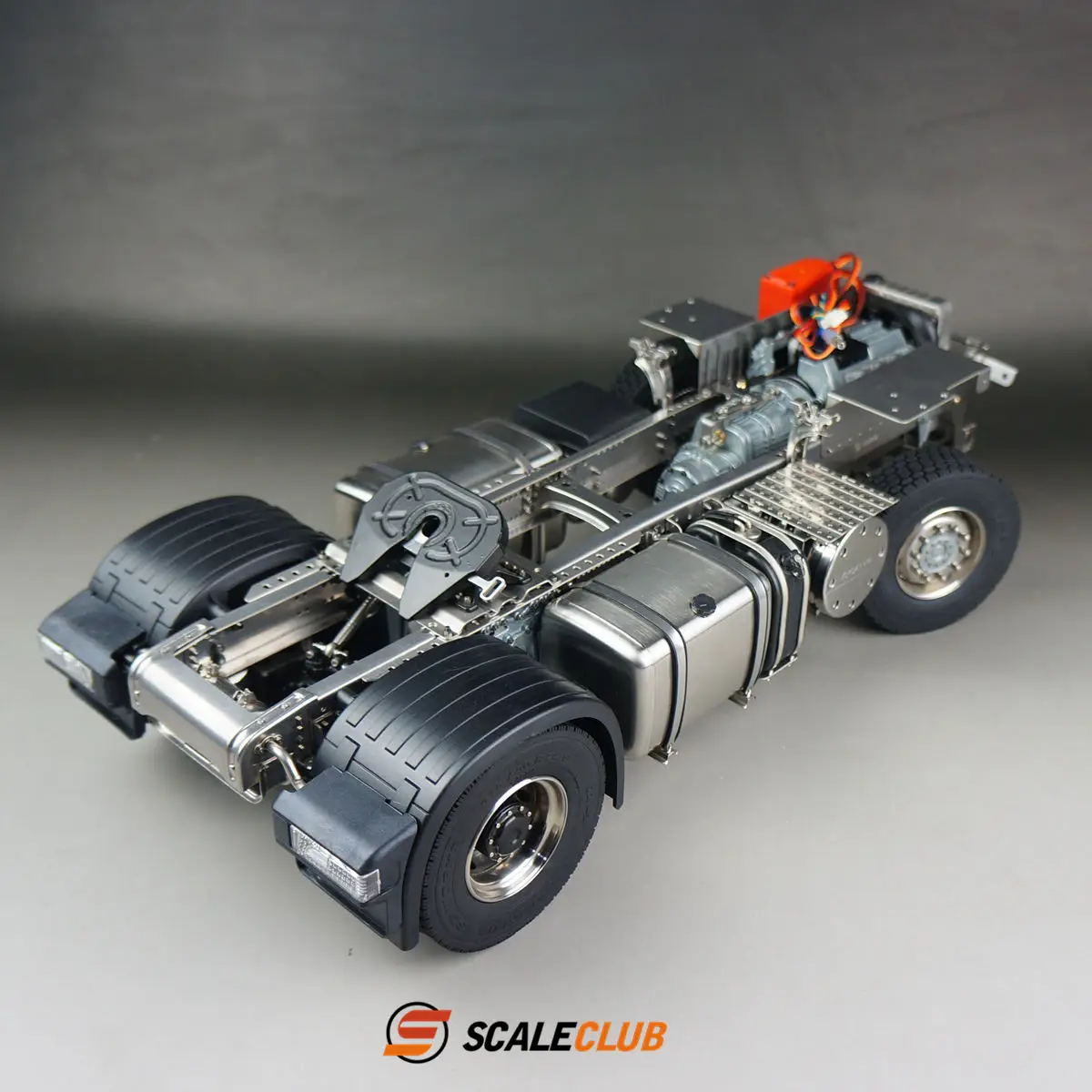 SCALECLUB 1/14 รุ่น RC รถบรรทุก 4x2 แชสซี 3 เกียร์ล้อเพลาสําหรับ Tamiya Scania รุ่นรถบรรทุก Series