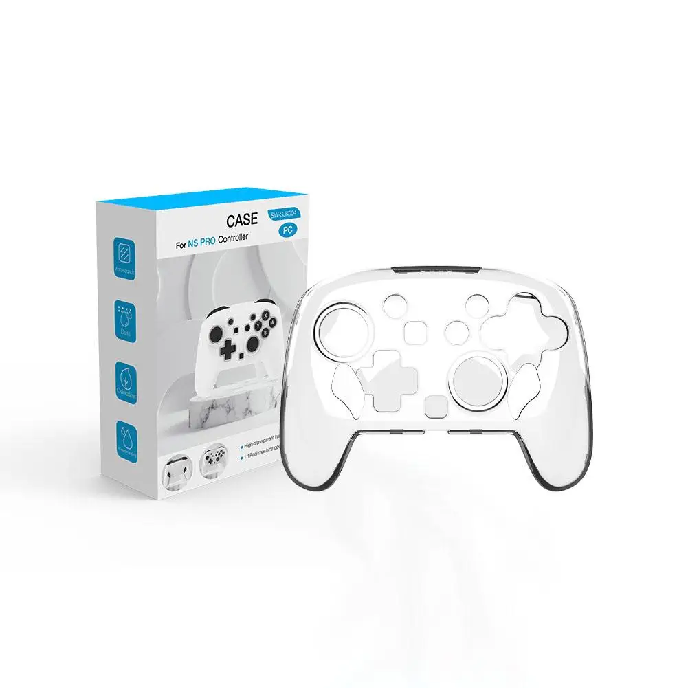 Für Switch 2 Pro Wireless Griff Transparent Kristall Shell Box Spiel Anti-fallen Schutz Shell Zubehör