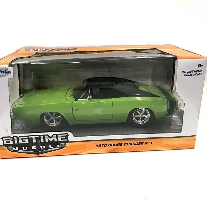 Jada1:24 Fast and Furious 1970 Dodge Charger R/T High Simulation Diecast Car Metal Alloy Model Car Toys for Children Gift