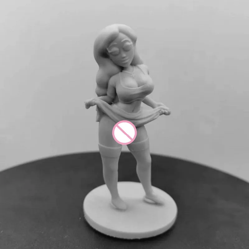 Kit de figurines en résine pour fille coquine, jouet non peint, échelle 1/24