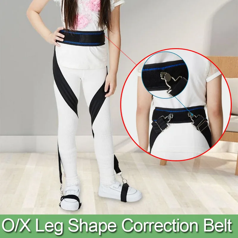 Children O/X Leg Type Correction Belt Leg Posture Corrector Band Bandage Unisex