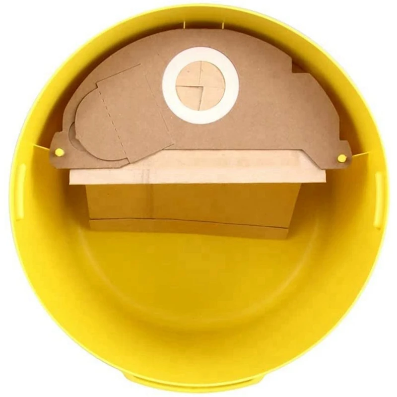 10 sacos de papel para aspirador de pó, para karcher 6.904-322.0 mv2 wd2 a2003 a2004 sacos de pó compatíveis