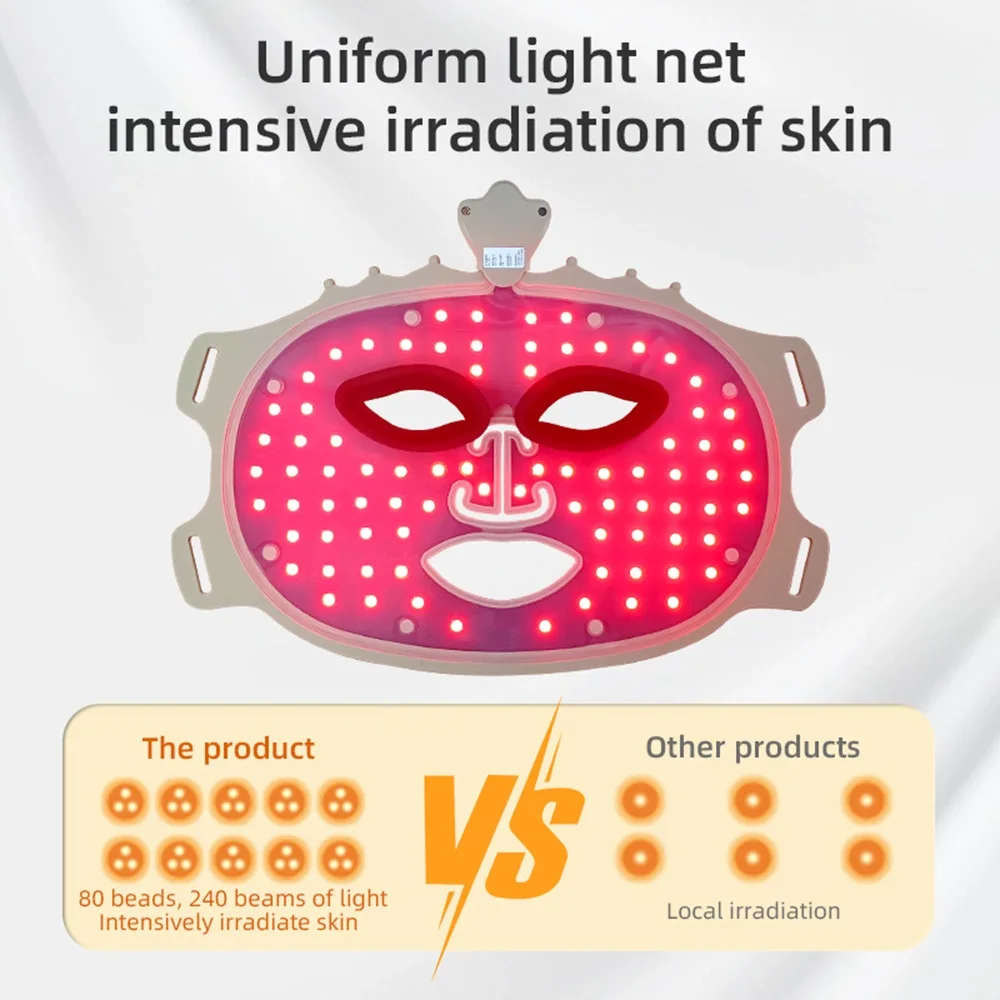 Wireless Led Beauty face Mask Infrared Home Use Led Mask Light Therapy Led Facial Masks