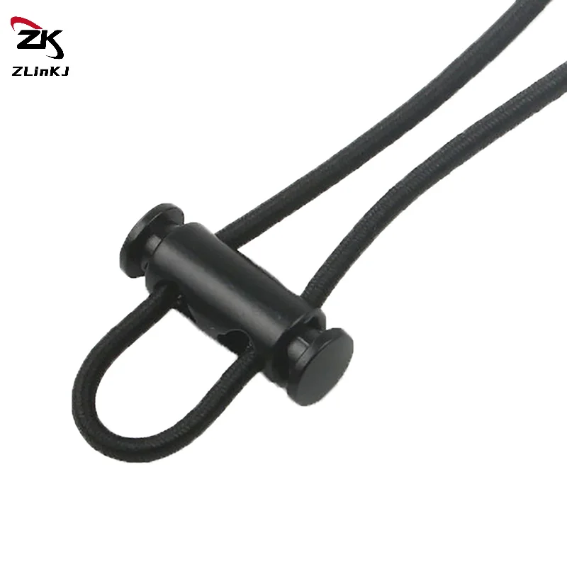 (ZYDD01) 10Pcs Metal Double Hole Head Spring Buckle Cord Lock Elastic Adjustment Buckles Tightening Fasteners Locks Sewing Tools