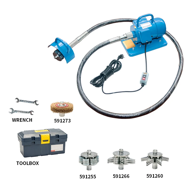 

KC-50 1.1Kw Marine Deck Scaling Machines Portable Electric Rust Remover Descaling Machine Derusting Tools Scaler 110V/220V