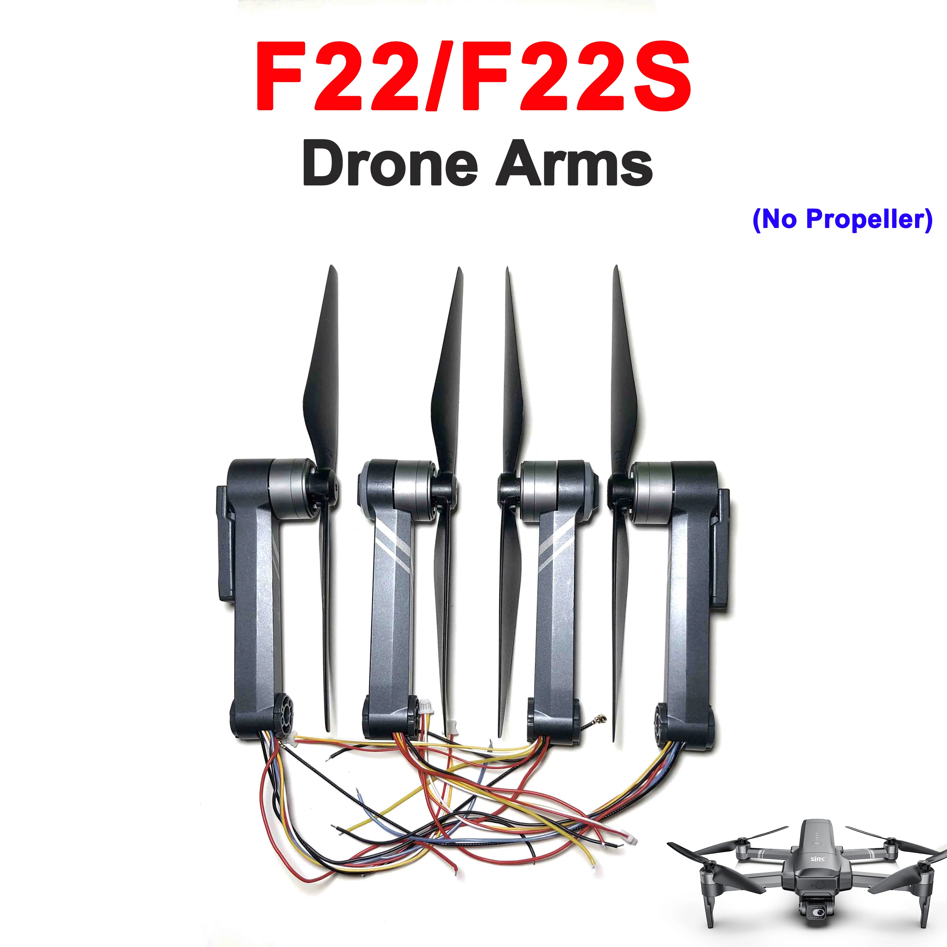 SJRC F22 Drone Spare Arm Replacement F22 Propellers Accessories Blades F22S Propellers Landing Skid Parts