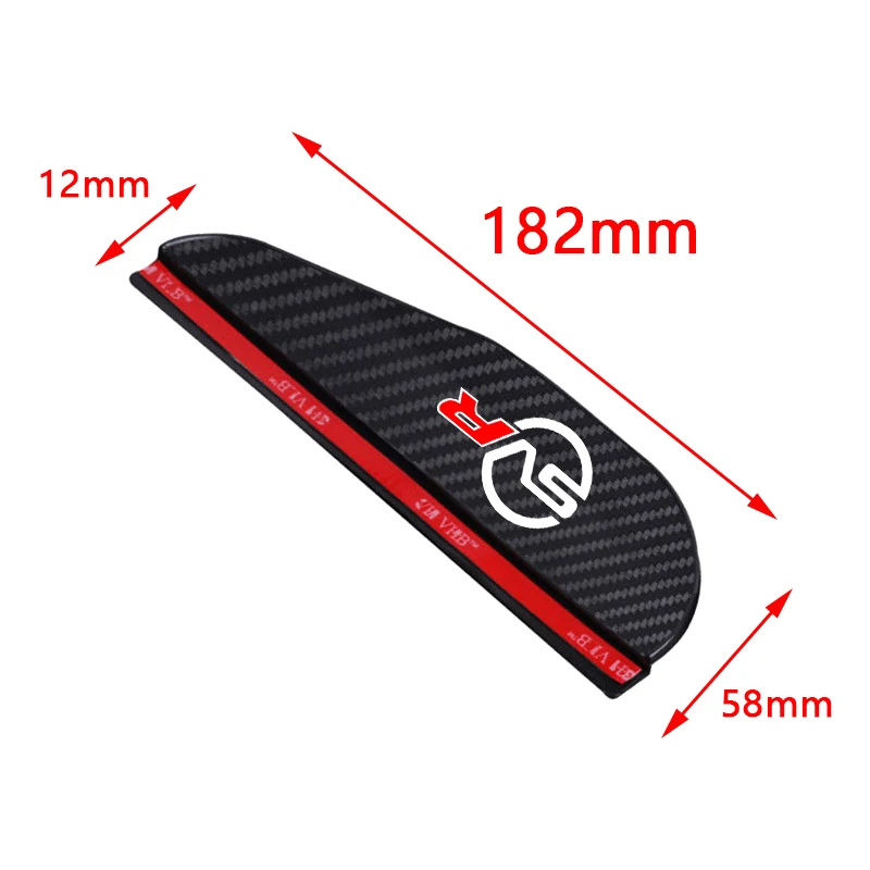 Car Rearview Mirror Rain Eyebrow for Range Rover SVR Sport Evoque Discovery 3 4 5 Freelander Velar Rainproof Accessories Decor