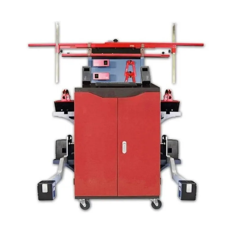 Four-wheel aligner, heavy truck semi-trailer, commercial vehicle tire four-wheel alignment