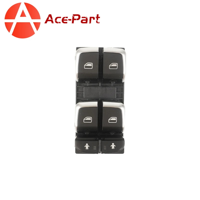 

4H0959851E5PR Car Parts Power Window Lifter Switch For Audi A8L 3.0L 4.0L 4.2L D4 S8 4H2 4HC 2015-2017 4H0959851E5PR
