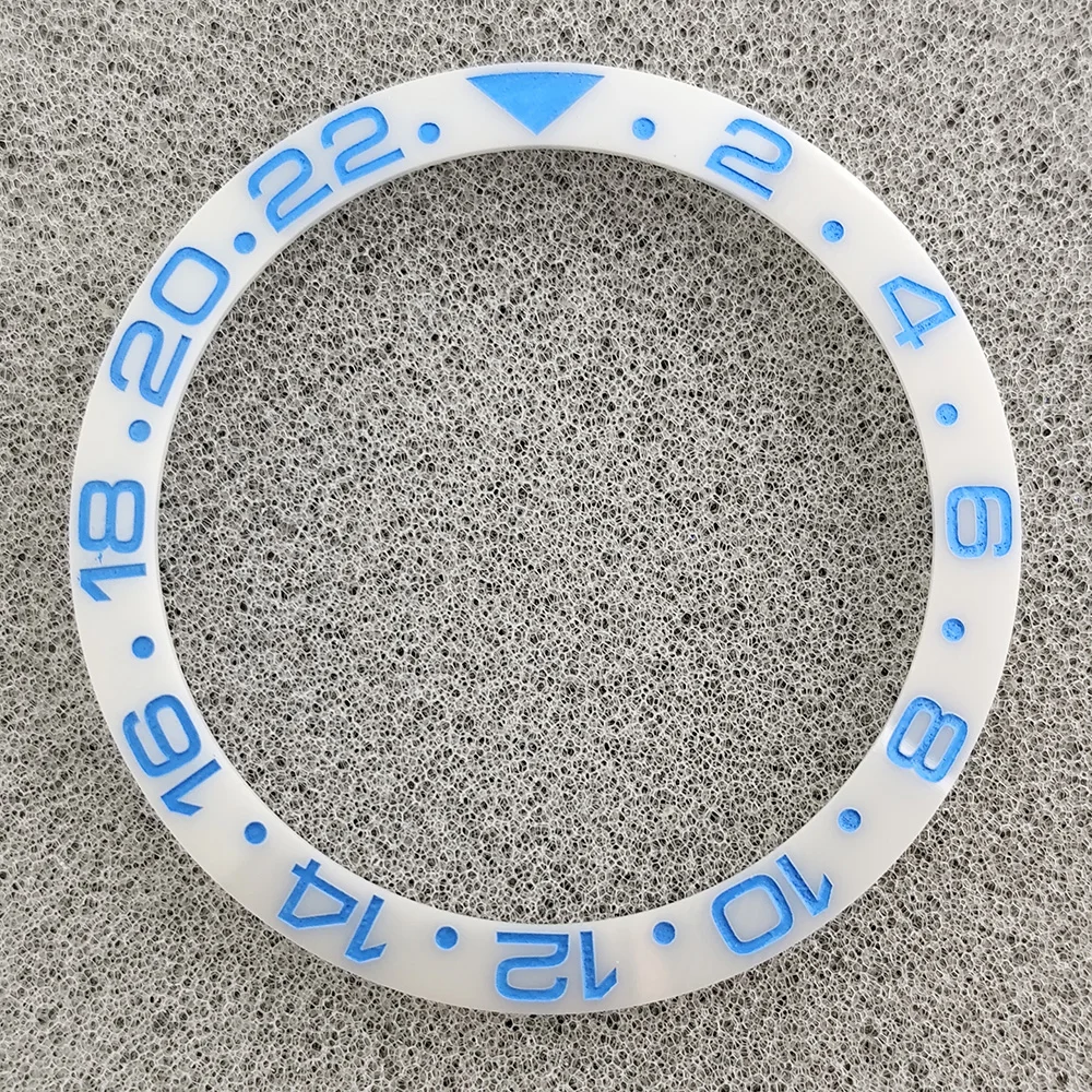 Керамический безель 38 мм GMT подходит для корпуса 40 мм, безель 38 мм * 30,7 мм, аксессуары для мужских часов