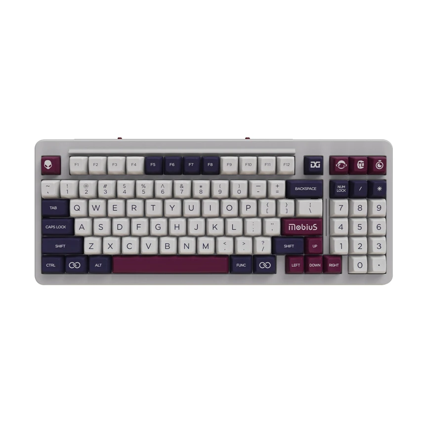 Domikey SA DoubleShot ABS Keycaps - SA Profile MX Stem Fit Poker 87/104 GH60 XD64 XD84 Mechanical Keyboards