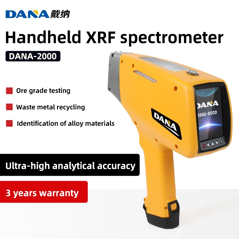 DANA-2000 portable handheld spectrometer stainless steel grade metal  alloy element analyzer in stock factory price wholesale