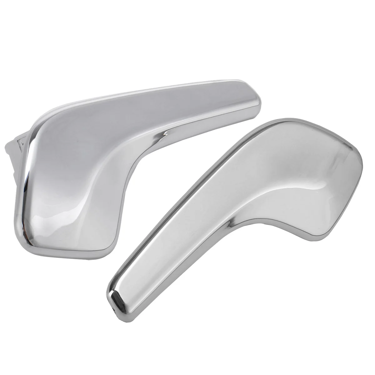 A Pair Car Inner Inside Interior Door Handle Handles Chrome For Vauxhall Corsa MK3 2006-2013 For Corsa D 2006-2016 Box/Hatchback