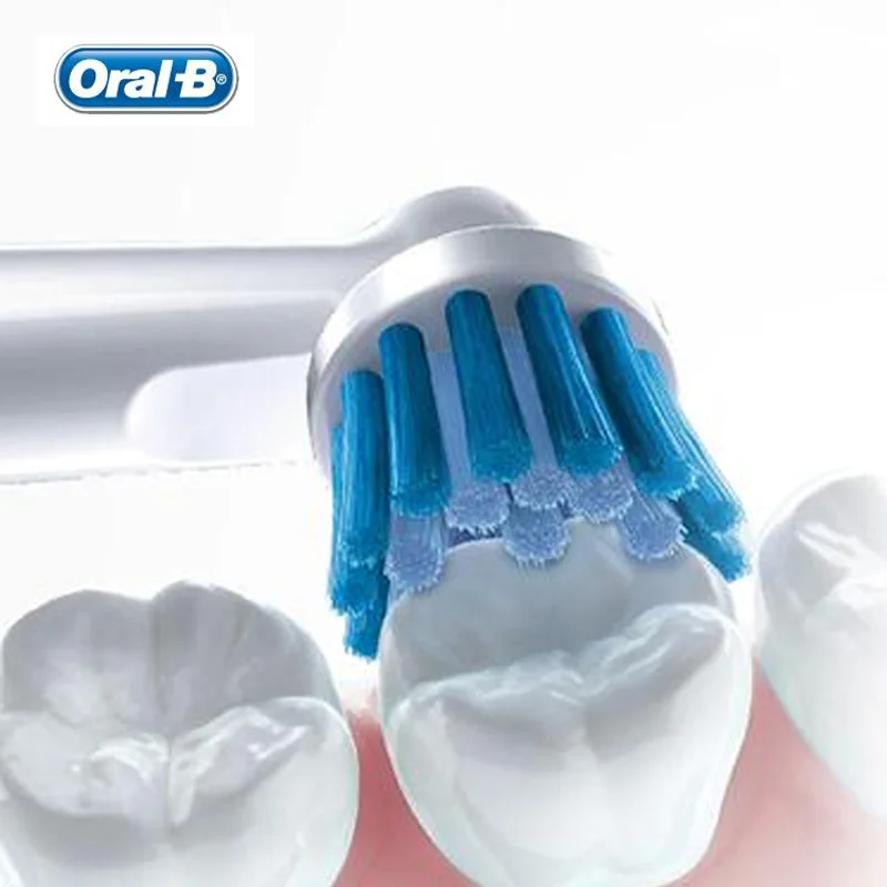 Orale B EB17 testine di ricambio per spazzole azione incrociata denti Super puliti testina per spazzolino da denti 4 pezzi per spazzolino elettrico orale B originale