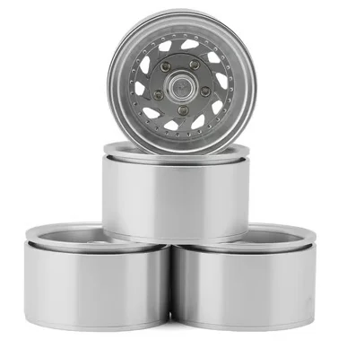 RC4WD Centerline Warrior Deep Dish 1.9 Wheels (Silver) (4)