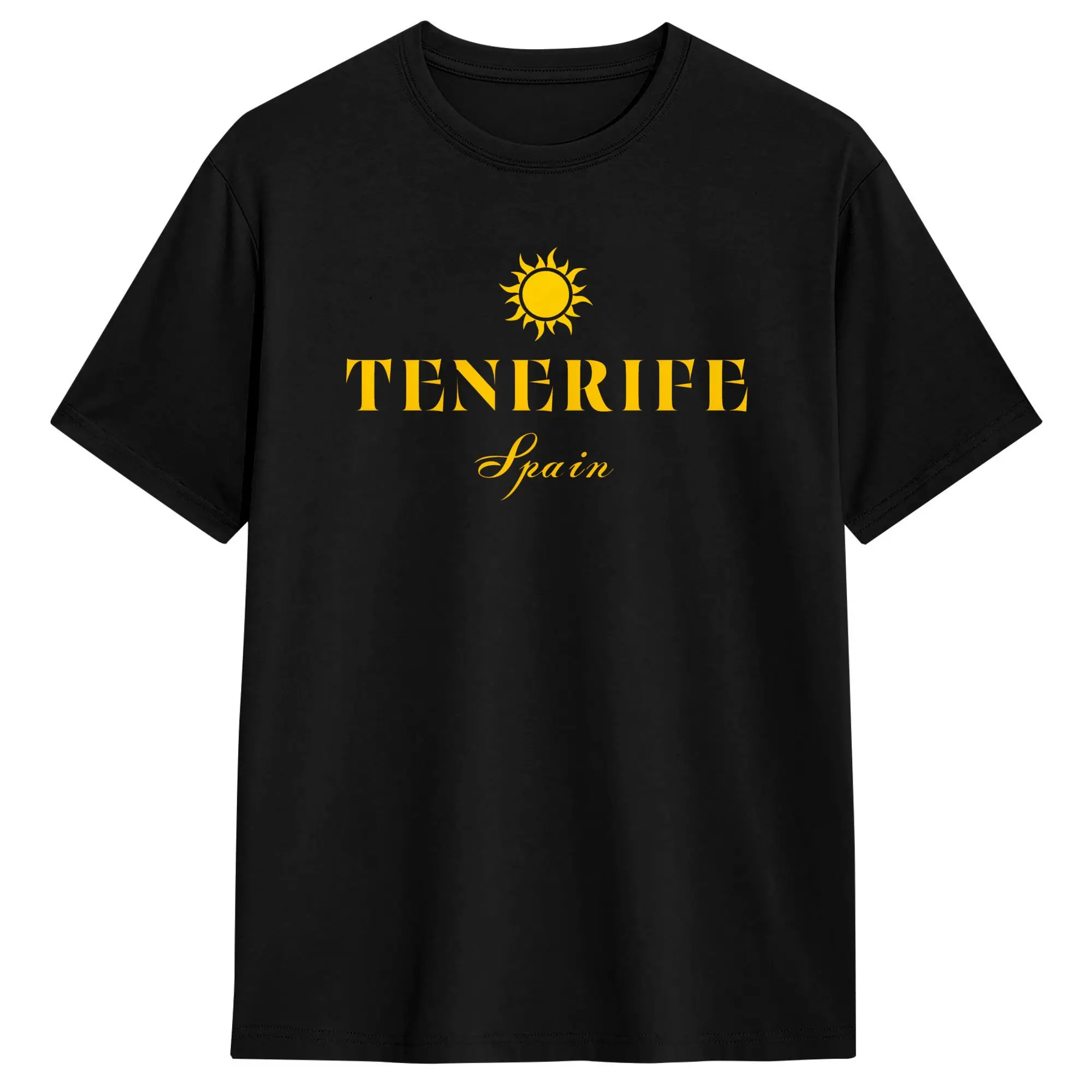 Tenerife  T-Shirt Beach Spain Sun Hipster T-Shirts Men Cotton O-Neck 4XL 5XL 6XL Tees Short Sleeves Streetwear Tops