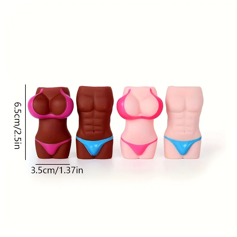 2/16/18Pcs Creative Decompression Novel Plastics Lighter Set - Unique Lighter Protection Case New and Interesting sexy Set