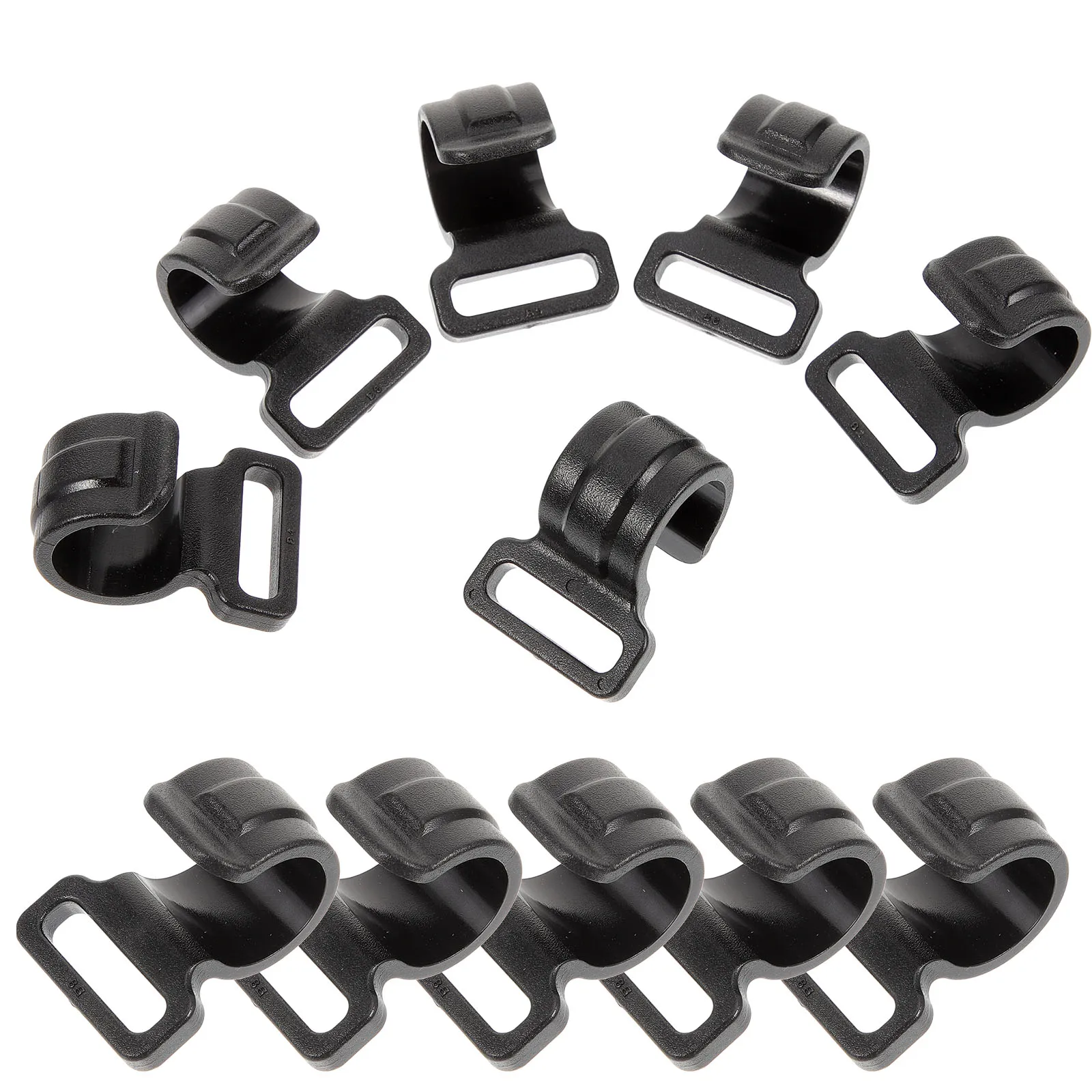 

10pcs Clip Connection Pole Hooks Accessories Hooks for Outdoor Tent Hook Camping Tent Pole Hook Camping