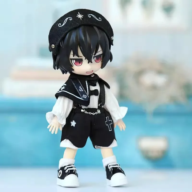 الحلزون 1/12 12 نقطة OB11 الملابس العصرية قبعة عباءة قميص حزام السراويل تنورة نموذج Ashi 2.0 P9 UFDOLL الجسم في الأوراق المالية #2