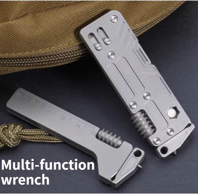 NEW Titanium Alloy Multi-functional Manual Combination Tool Portable Household Maintenance Outdoor EDC Tool