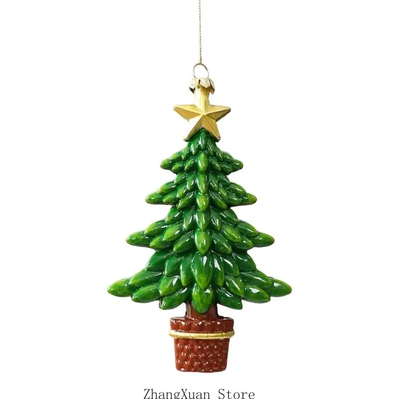 Saisonale Weihnachtsdekoration für den Innenbereich mit Kordelschlaufe zur Verwendung Baum 3XUF – Detail 5
