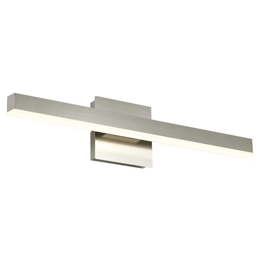 

Светодиодные светильники для зеркала в ванную комнату, настенные бра для макияжа, матовый никель, 23,62 дюйма, 18 Вт, 4 шт.