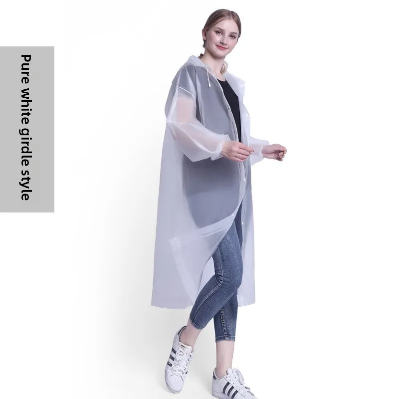 معطف واق من المطر لكامل الجسم قابل لإعادة الاستخدام بالجملة - معطف مطر سميك مقاوم للرياح من مادة EVA دافئ للبالغين في المخزون #6