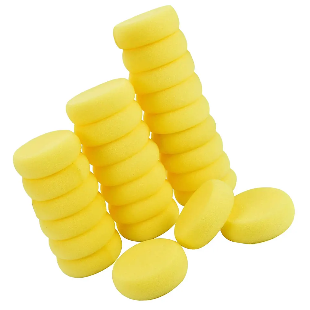 25 قطعة من إسفنجات الرسم المستديرة للفن المائية أدوات تنظيف الأكريليك ماصة أداة تنظيف فنية للمطبخ لمستلزمات الطلاء