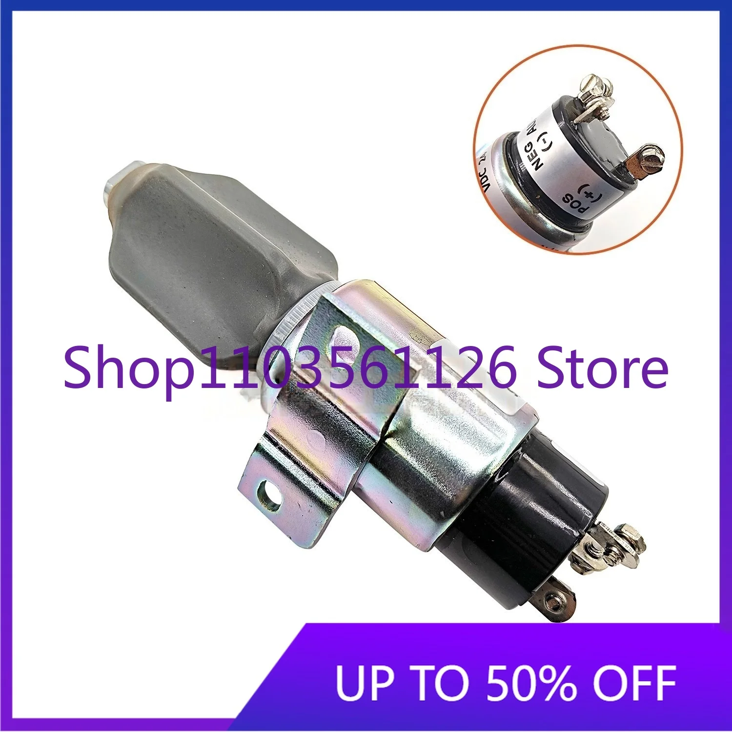 Part Number 3864274 High Quality Flameout Motor Solenoid Valve Switch for Excavator Parts