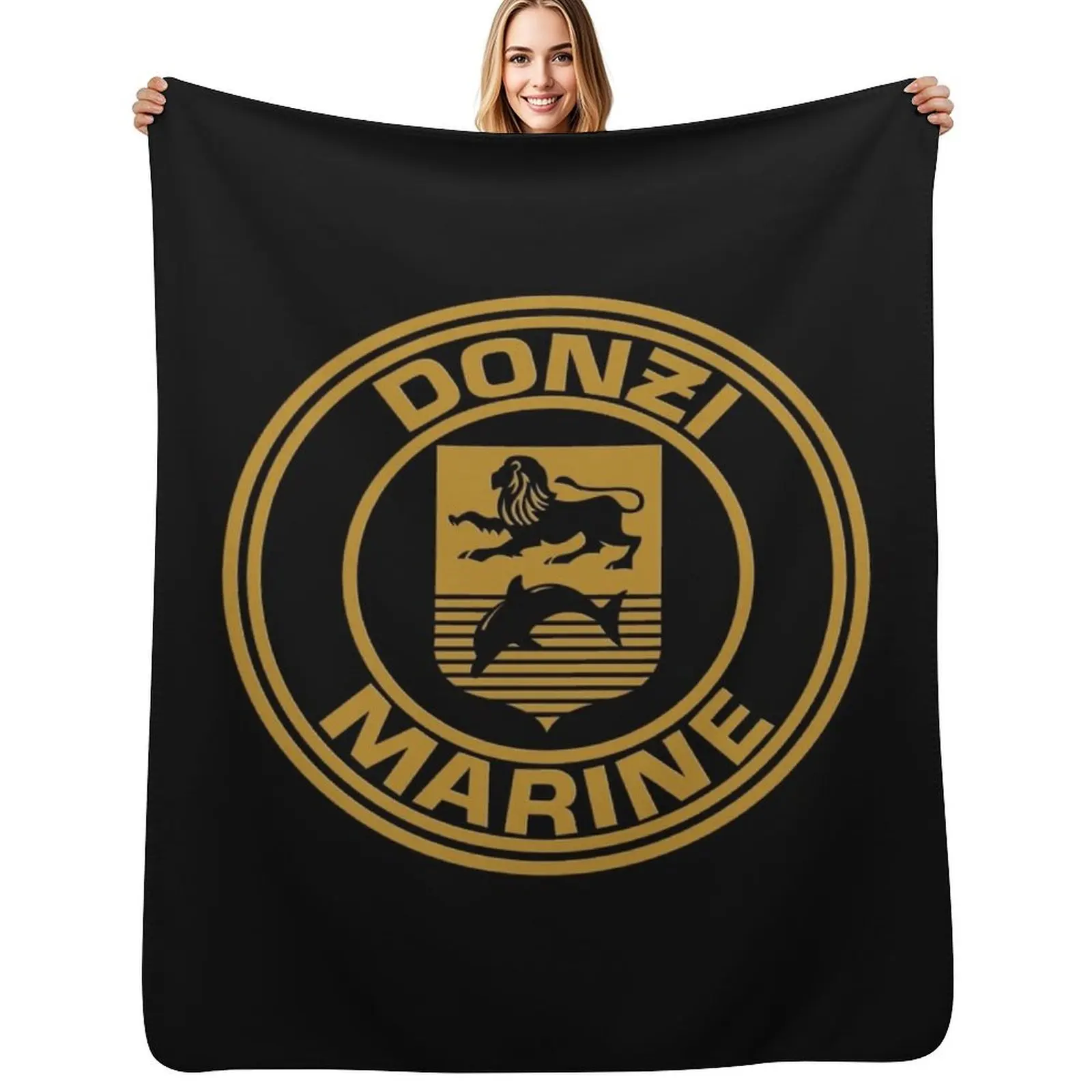 DONZI YACHTS Throw Blanket Plaid on the sofa Loose Sofas Blankets For Sofas Bed linens Furry Blankets