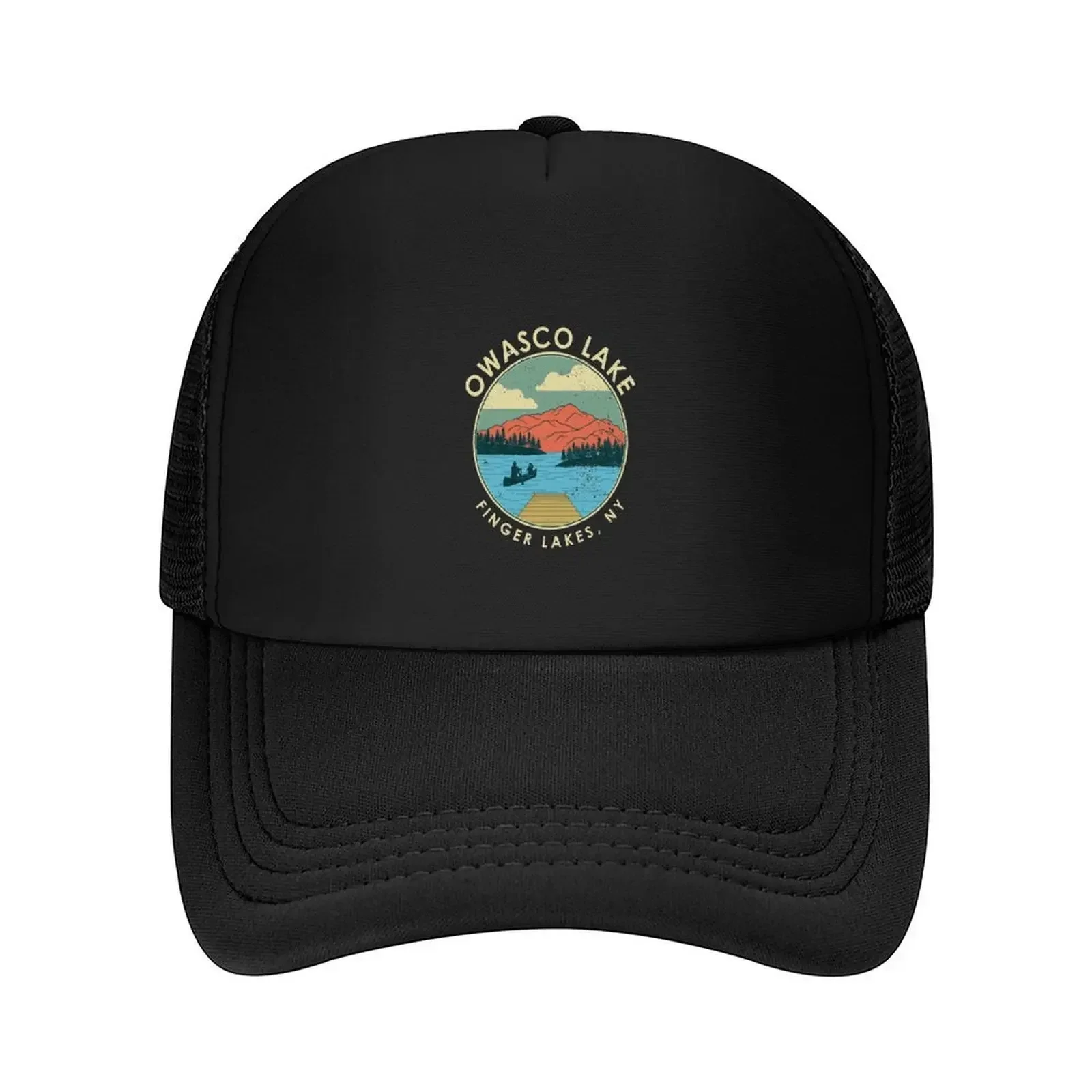 New Finger Lakes NY New York Owasco Lake Graphic Baseball Cap Beach Outing Custom Hat Bobble Hat Women's Beach Visor Men's