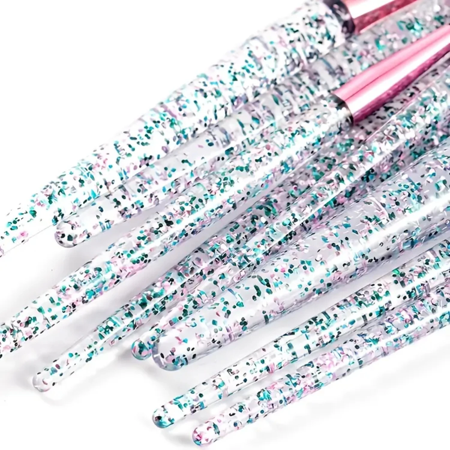 Makeup Brushes Set - 10pcs Portable Eyeliner Eyeshadow Blending Tool Kit